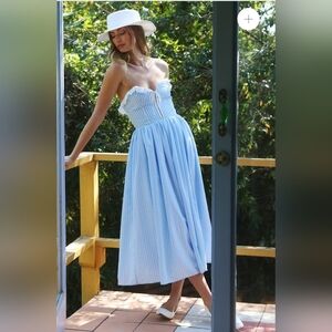 Adeirlina Ocean Breaze Midi Dress